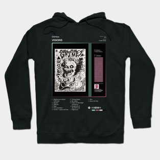 Grimes - Visions Tracklist Album Hoodie